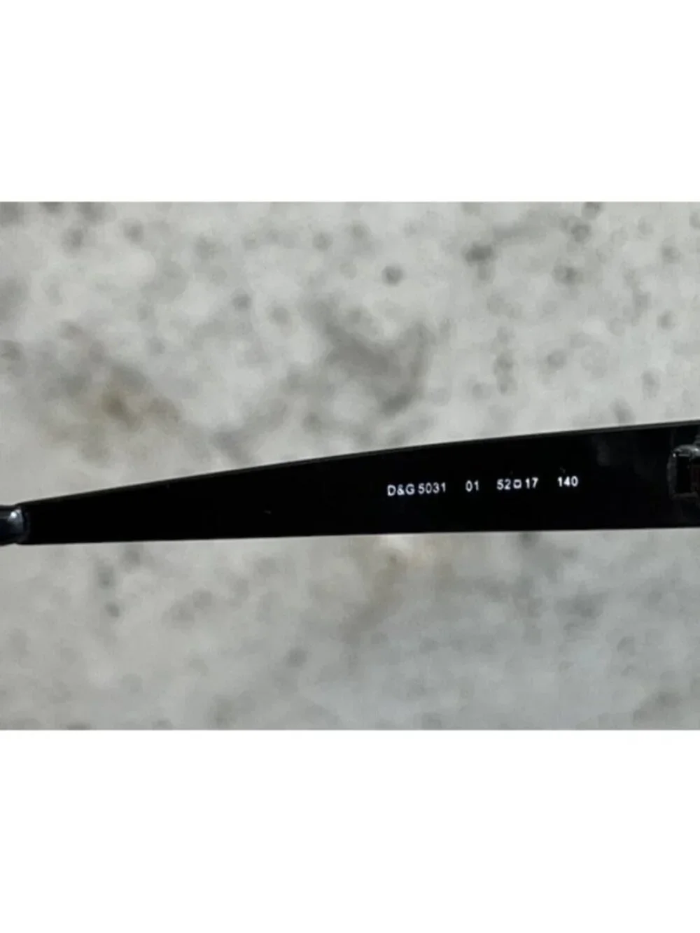 Dolce & Gabbana DG 5031 01 Black Metal Rectangular Eyeglasses Frames 52-17-140